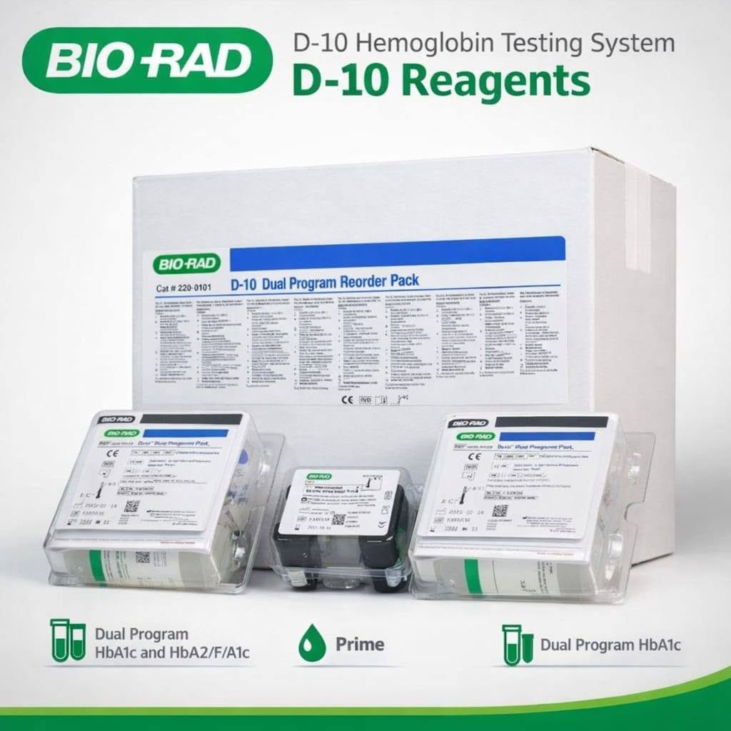 متوفر الآن 
جهاز d10
جديد ومستخدم مع توفر مواد ومقيمة من وزارة الصحة العراقية

 HbA1c & Dual Program
من شركة 
Bio-Rad 

📞 للاستفسار والتواصل: ***********
او على الخاص

#مختبرات #HbA1c #BioRad #D10 #معدات_مختبرية #العراق  #BasraLabs
