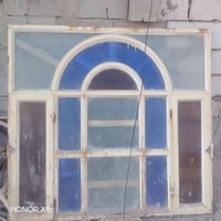 شباك مستعمل • حديد ثقيل • ١٫٥م×١٫٦م