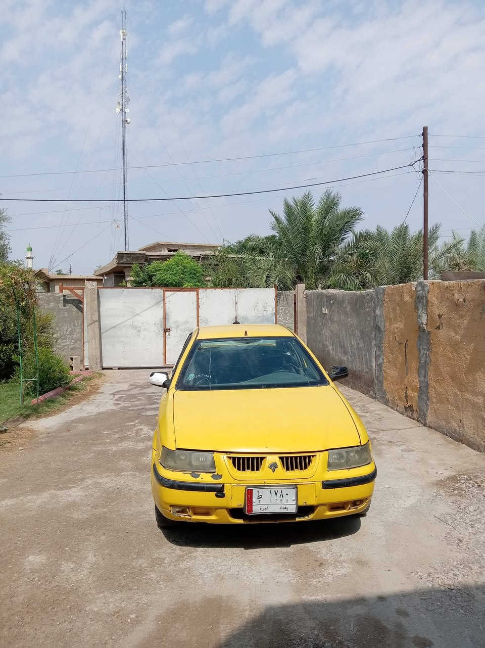 سمند ٢٠٠٩ • رقم بغداد • شرط تحويل