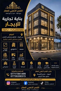 حي البنوك • مقابل مستشفى الشعب • ١٢٢م٢