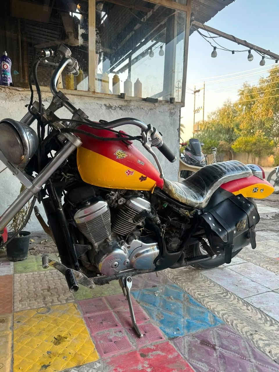 سلام عليكم هارلي للبيع هارلي ستد 400 مكان ديالى دلي عباس السعر 775 وبيه مجال الاستفسار *********** تفضل واتساب
