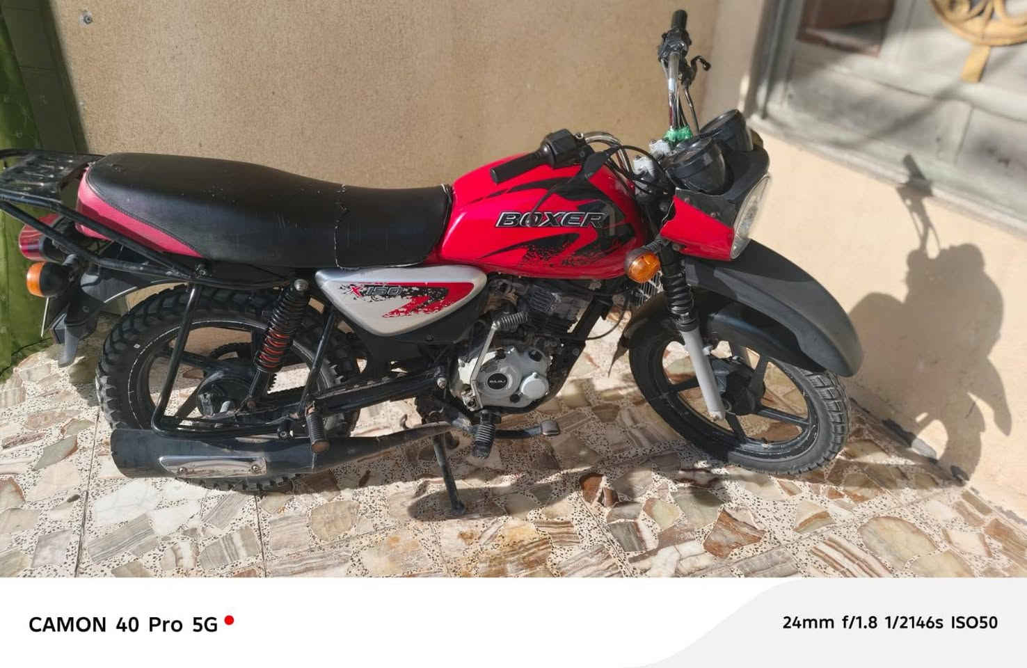 سلام عليكم من رخصة الأدمن المحترم
للبيع دراجه بوكسر فحل موديل 18طالعه ب 20 
رقم وسنويه انتهاء السنويه لل28 بسم أخوي مكينه مفتوحه كفاله شاصي 
من لحيم وعواج العنوان بصرة ابو صخير البساميه 
رقم الهاتف *********** السعر ب مليون و350
وبيها مجال الطيبين ملاحظه انا مكلف بالنشر 
والشراي يخابر

نص مكتوب في الصور:
- CAMON 40 Pro 5G 24mm f/1.8 1/2146s ISO51
- CAMON 40 Pro 5G 24mm f/1.8 1/2107s ISO50
- CAMON 40 Pro 5G 24mm f/1.8 1/2146s ISO50
- CAMON 40 Pro 5G
- 24mm f/1.8 1/2473s ISO51