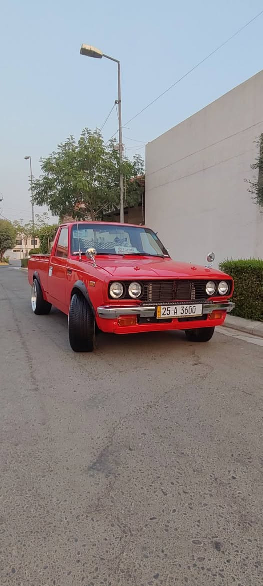 بيكم موديل 1978
كير اوتو
تبريد شغل
محركها تويوتا 4 سلندر 7k
جام كهرباء شاشة كاميرا
ويل بي بي اس تويوتا 
سيارة معدله بل كامل
رقم كركوك سنوية 2029
بيه بطاقة 
سيارة جاهز بدون نقص

سعره 66 بيه مجال 
ومكانه بكركوك 
***********
