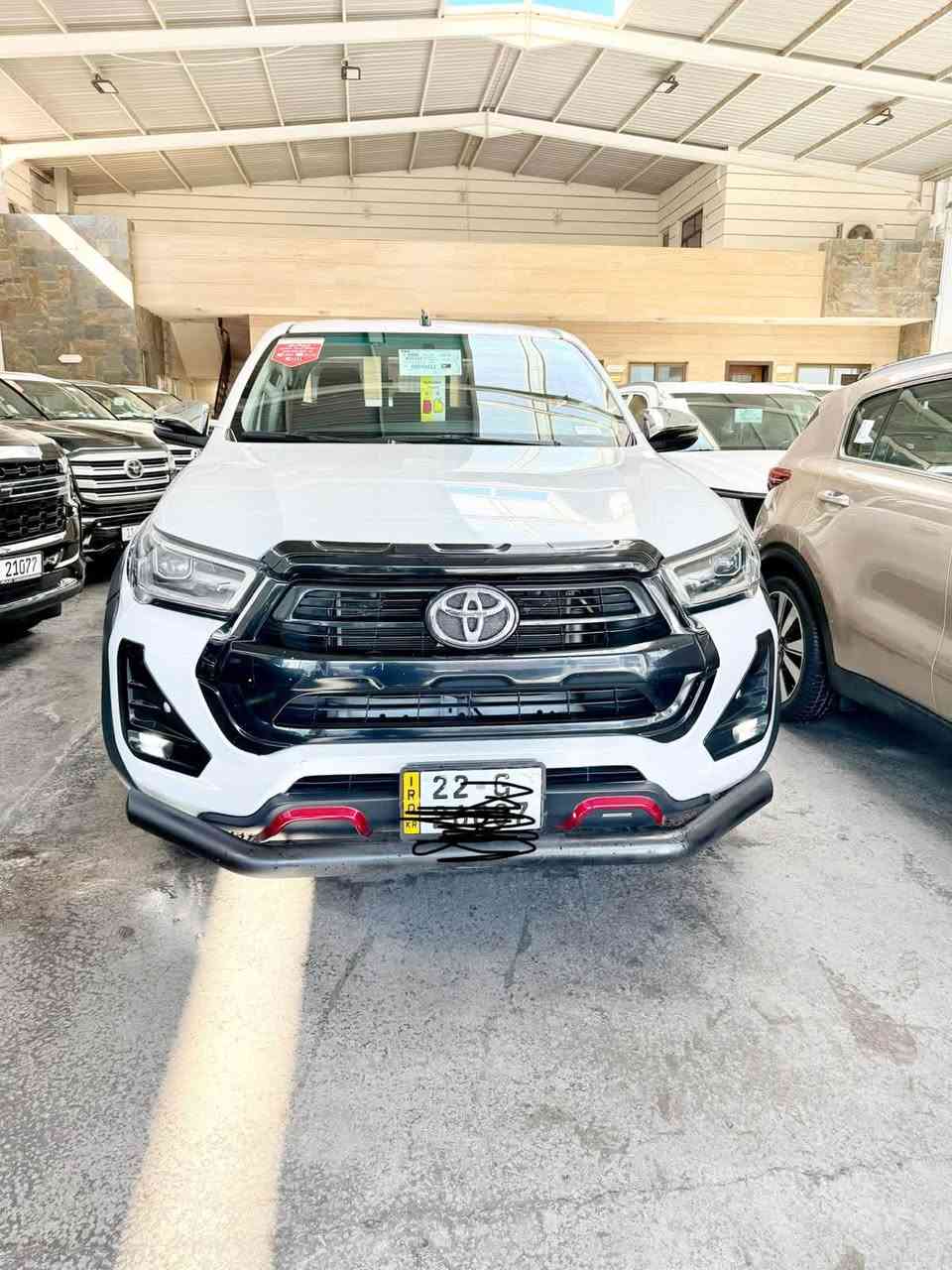 سلام عليكم بيكم هايلوكس TRD ساز 2024 ماشية ٦١ الف كم سيارة جديدة جداً رقم اربيل تحويل مباشر مكفولة من الصبغ بيهة رصعتين صغار مسحوبات pdr بلجهاز صور السونار مع المنشور جاهزة بدون اي نقص 

السعر.  ٣٥٨ وبيه مجال بسيط
موقع السيارة بغداد معارض البياع
***********
