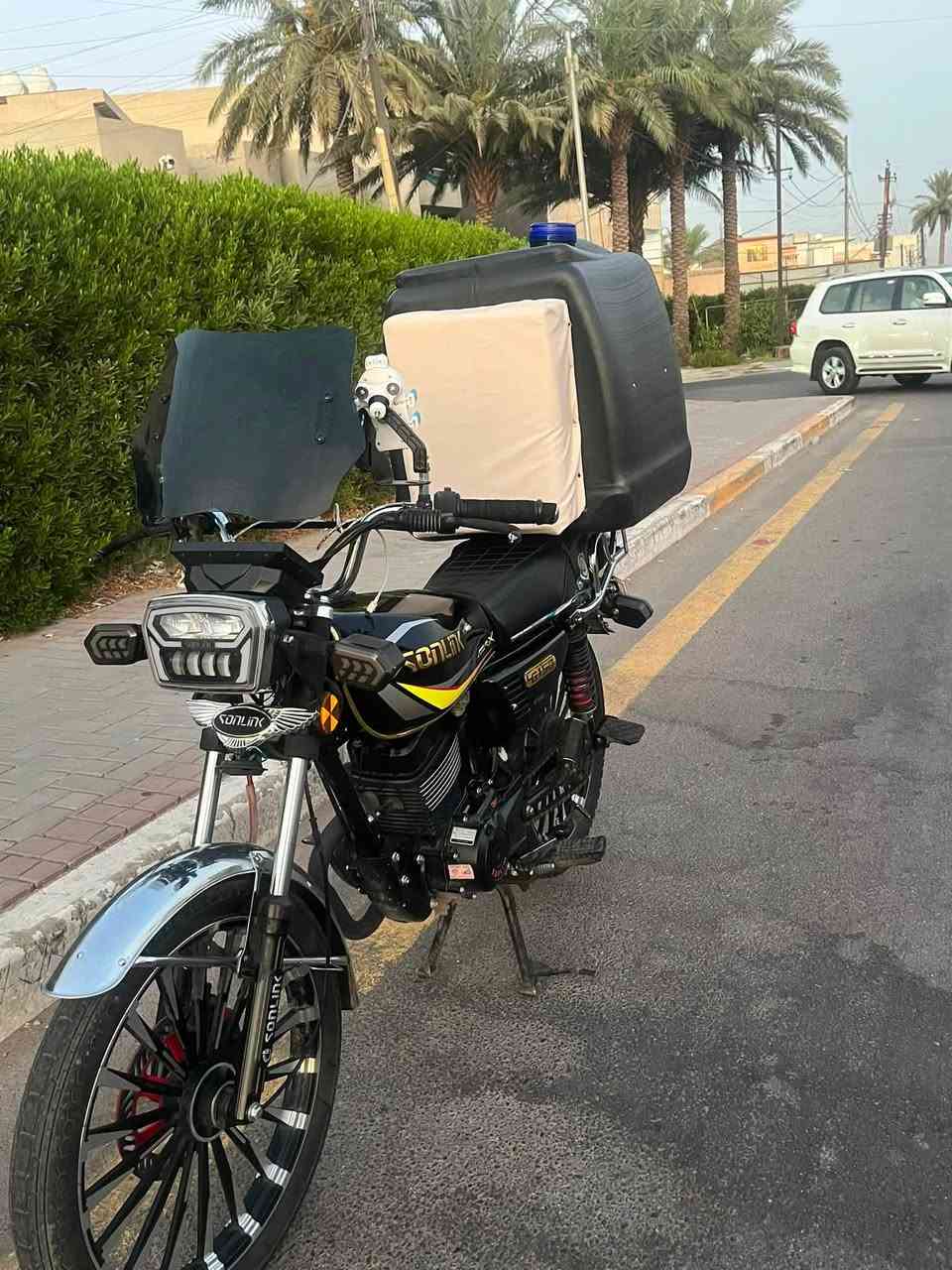 سلام عليكم دراجه سولنك2025 ضاغطه+ زنجيل محرك 200cc دراجه نضيفه ماكو بنضافته مكفوله من كلشي اله مبدل تانكي وصفاحيات بس هاذ الي مبدل اوراق موجوده  
مكاني_بغداد_ العامريه
الرقم_ ***********
فقط ارد ع هاذ الرقم ما ارد لا تعليق ولا ماسنجر♥️
