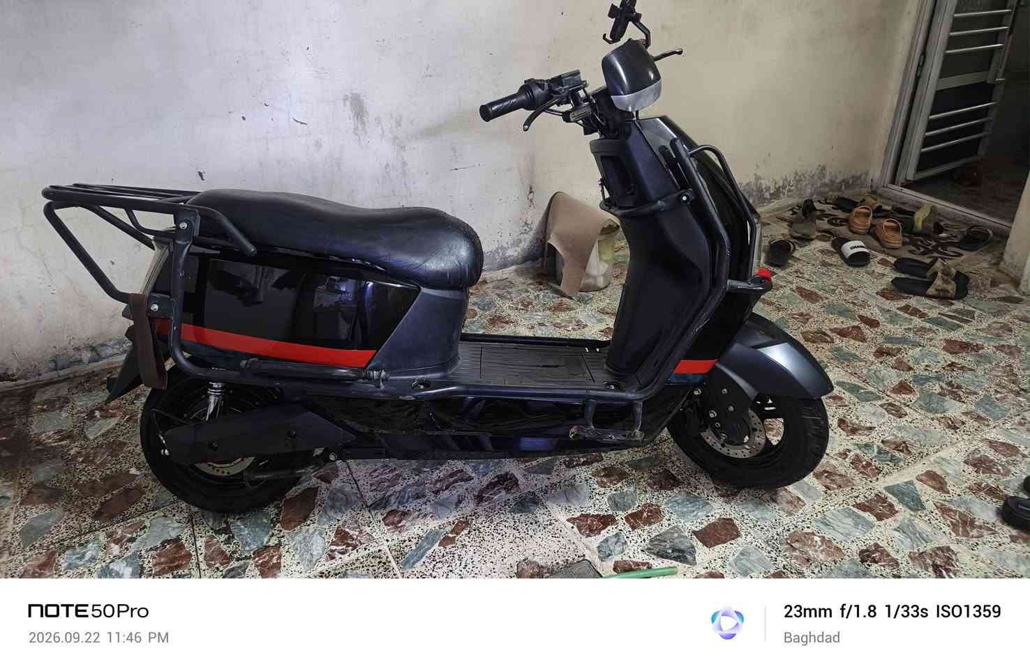 سكنس شحن  
ملف ٢٥٠٠w 
الدراجه كامله 
٦ بطاريات ٧٢ فولت 
البطاريه ٣٢ امبير 
السعر  ٧٠٠ الف عنولني بغداد 
الرقم ***********

نص مكتوب في الصور:
- NOTE 50 Pro 2026.09.22 11:45 PM 23mm f/1.8 1/33s ISO1228 Baghdad
- NOTE 50Pro 2026.09.22 11:47 PM 23mm f/1.8 1/33s ISO875 Baghdad
- NOTE 50 Pro 2026.09.22 11:46 PM 23mm f/1.8 1/33s ISO1359 Baghdad
- NOTE 50 Pro
- 2026.09.22 11:48 PM
- 23mm f/1.8 1/33s ISO845
- Baghdad
- NOTE 50 Pro 2026.09.22 11:46 PM 23mm f/1.8 1/33s ISO2140 Baghdad