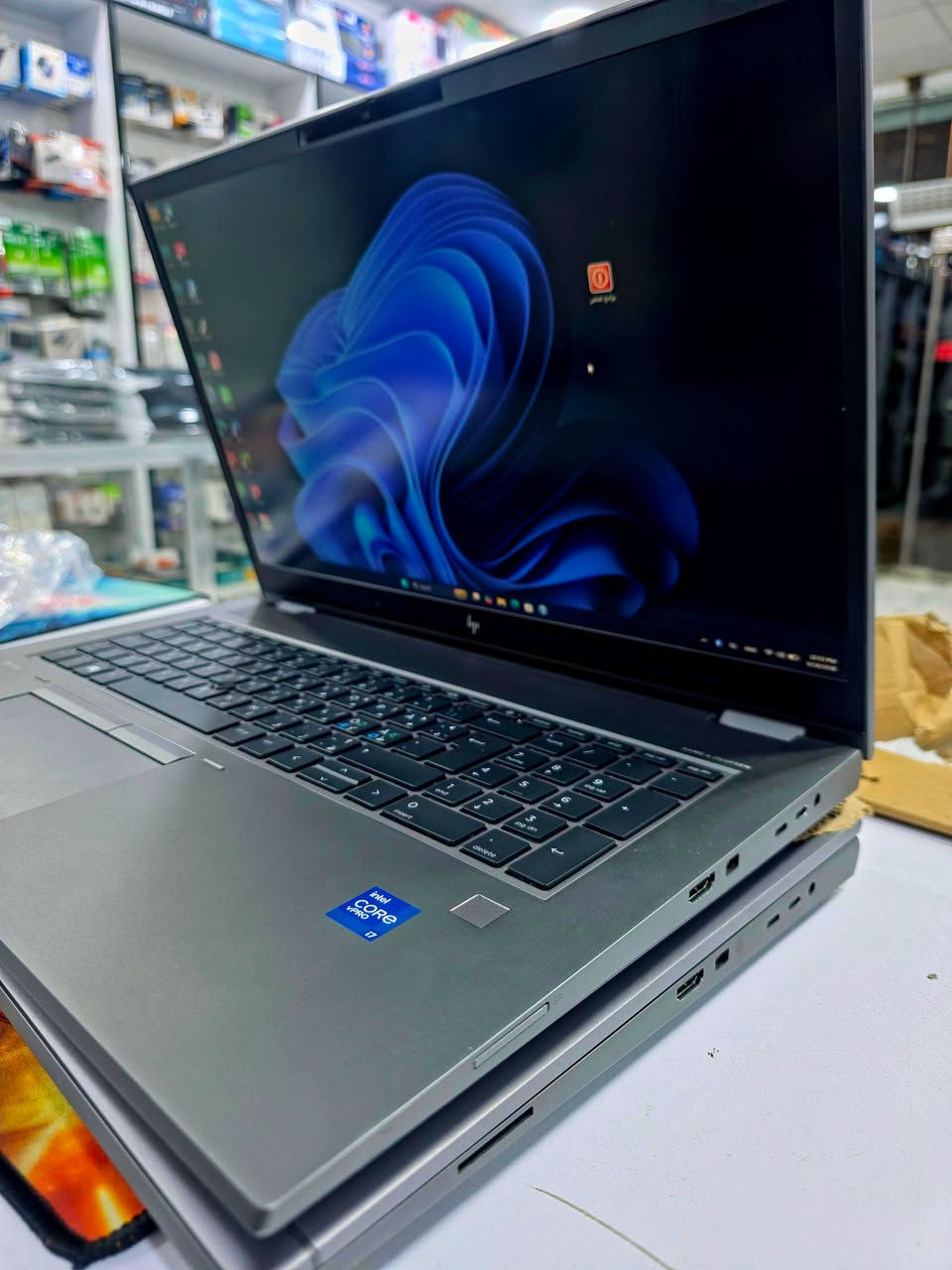 #عرض_على_قطع_محدودة 😍🔥
#لابتوب_رجال_الأعمال 💼✨ | #عملاق_التصميم_والألعاب 🎮💻

🥰HP ZBook Fury 17.3 inch G8 🥰
⚡ المواصفات:
✅ معالج: Core  i7-11850H 11th Gen Intel (R) Core(TM) - الجيل الحادي عشر 
✅ ذاكرة: RAM 16GB DDR4
✅ تخزين: SSD 512GB
✅ كرت شاشة داخلي 🎮 :
intel (R) UHD Graphics (8GB)
✅️ كرت شاشه خارجي  🎮 : 
NVIDIA RTX A3000 Laptop GPU (6GB) 
➡️ المجموع = 14GB كرت شاشة 💥

✅ شاشة: 17.1" FHD  ✨

💰 السعر: 990 ألف فقط (نهائي ❌ غير قابل للتفاوض)
#متوفر_برام_32_وكرت_داخلي_16_كيكا_بسعر_مليون_و125_الف
---
🎁 الملحقات:
💼 حقيبة + 🖱 ماوس + 🔌 شاحن

🚛 توصيل متوفر لكل محافظات العراق
📍 الأنبار – حديثة – بروانة

📞 للحجز والاستفسار:
📲 اتصال: ***********
💬 واتساب: ***********
#ZBOOK_G7 #مكتب_سمارت_فيو

نص مكتوب في الصور:
- System Information
- find information about the DirectX components and drivers installed on your system.
- if you are having problem, click the appropriate tab above. Otherwise, you can use the "Next Page" button below to
- ence.
- Current Date/Time: Friday, September 18, 2026, 10:54:27 PM
- Computer Name: DESKTOP-RVJLN60
- Operating System: Windows 11 Pro 64-bit (10.0, Build 26100)
- Language: English (Regional Setting: English)
- System Manufacturer: HP
- System Model: HP ZBook Fury 17.3 inch G8 Mobile Workstation PC
- BIOS: T95 Ver. 01.25.00
- Processor: 11th Gen Intel(R) Core(TM) i7-11850H @ 2.50GHz (16 CPUs)
- Memory: 16384MB RAM
- Page file: 5845MB used, 13146MB available
- DirectX Version: DirectX 12
- WHQL digital signatures
- DxDiag 10.00.26100.9278 64-bit Unicode Copyright (C) Microsoft. All rights reserved.
- Next Page
- Save All Information...
- Exit
- DirectX Diagnostic Tool
- System Display 1 Display 2 Sound Input
- Device
- Name: Intel(R) UHD Graphics
- Manufacturer: Intel Corporation
- Chip Type: Intel(R) UHD Graphics Family
- DAC Type: Internal
- Device Type: Full Display Device
- Approx. Total Memory: 8151 MB
- Display Memory (VRAM): 128 MB
- Shared Memory: 8023 MB
- DirectX Features
- DirectDraw Acceleration: Enabled
- Direct3D Acceleration: Enabled
- AGP Texture Acceleration: Enabled
- DirectX 12 Ultimate: Disabled
- Notes
- No problems found.
- Help
- Drivers
- Main Driver: igl
- Version: 31
- Date: 3/2
- WHQL Logo'd: Yes
- Direct3D DDI: 12
- Feature Levels: 12_1
- Driver Model: WDDM
- DirectX Diagnostic Tool System Display 1 Display 2 Sound Input Device Name: NVIDIA RTX A3000 Laptop GPU Manufacturer: NVIDIA Chip Type: NVIDIA RTX A3000 Laptop GPU DAC Type: Integrated RAMDAC Device Type: Full Display Device Approx. Total Memory: 14012 MB Display Memory (VRAM): 5989 MB Shared Memory: 8023 MB DirectX Features DirectDraw Acceleration: Enabled Direct3D Acceleration: Enabled AGP Texture Acceleration: Enabled DirectX 12 Ultimate: Enabled Notes No problems found. Drivers Main Driver: nvldumdx.dll,nvldumd.dll, Version: 32.0.15.9595 Date: 3/15/2026 03:00:00 WHQL Logo'd: Yes Direct3D DDI: 12 Feature Levels: 12_2,12_1,12_0,11_1,11_0, Driver Model: WDDM 3.2 Help Next Page Save All Information Exit