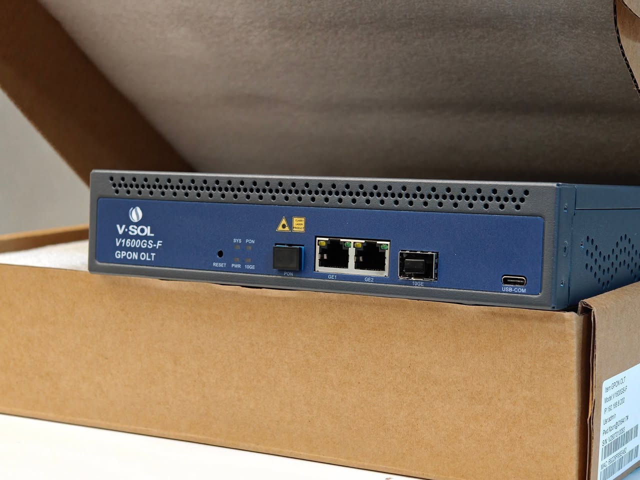 V-SOL V1600GS-F • GPON OLT • ١٢٨مشترك