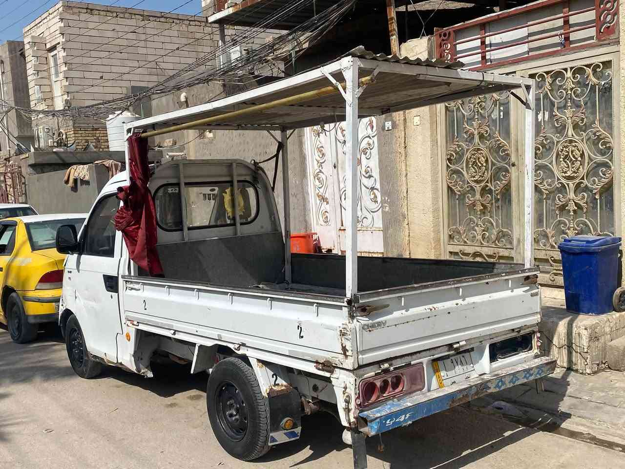 سلام عليكم للبيع شيري واحد طن مديل ١١ مكينة وكير وكسن مكفولات تخم تاير جديد وياهة عمارية ومحجر سعر ٢٢ وبيهة مجال تحويل شوكت مايعجبك مكاني النجف للبيع ولمراوس حسب القناعة***********
