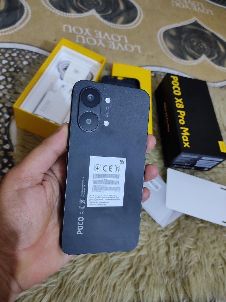سلام عليكم اخوان جهاز بوكو x8 pro max قطعه نضيفه جدا نضافه ١٠٠ب١٠٠ كامل ملحقاته ذاكره 512-12 صحه البطاريه 100 اخوان معروف مواصفاته من معالج وبطارية ٨٥٠٠ وسعر حاليا بعد صعود يتجاوز ٨٥٠ الف للبيع بسعر 675الف فقط مكاني بغداد مدينه الصدر توصيل ماعندي للاستفسار اخاص او وات ***********
