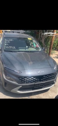 هونداي كونا ٢٠٢٢ رقم بغداد بأسمي تحويل ثاني يوم  ضرر باب سائق ومبدل بل...