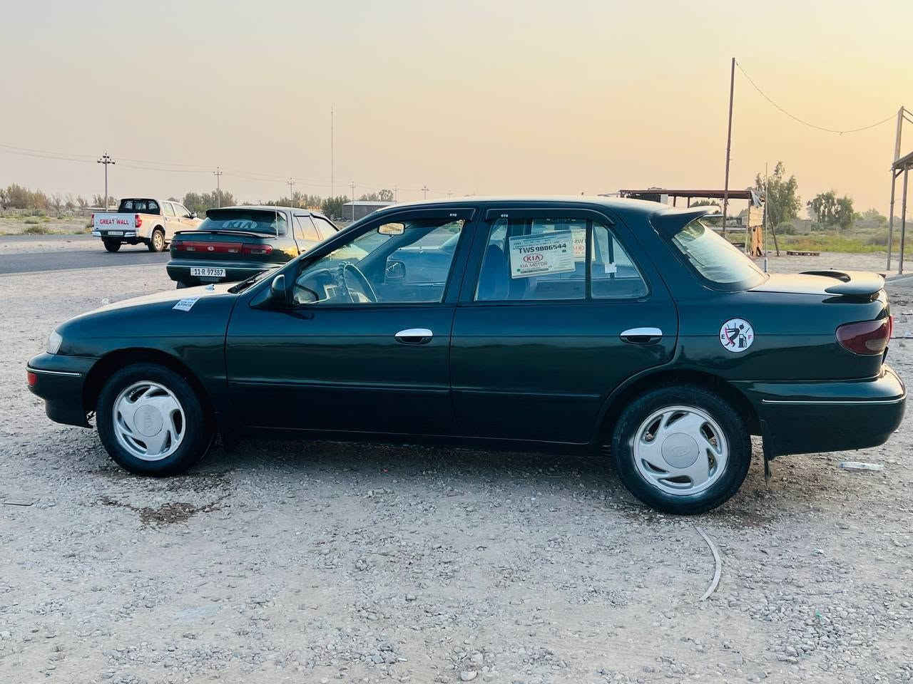 للبيع كيا سيفيا 
موديل 1996
رقم بغداد 
سنوية مشروع وطني انكليزي 
كير عادي 
كير و مكينه وحداديه جديد
كهربائيات كلها شغاله 
تخم تاير جديد
صدر امامي خلفي جديد 
سيارة شرط النضافة 
صبغ للجماليه 
مكفولة من ضربة وكص 
السعر 34 بيه مجال بسيط
المكان بابل
للأستفسار 
‏‪***********‬‏
