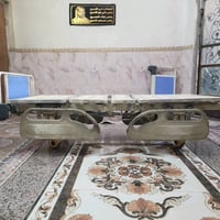 سرير طبي • مستعمل • كرانك يدوي