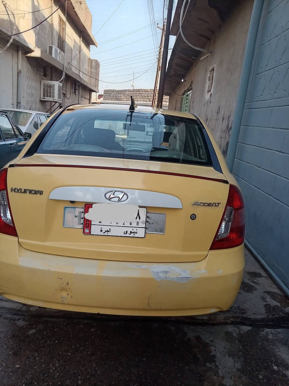 اكسنت موديل 2011  vvt
سياره بدون ضرر معجون جاملخ الوره ويا باب يمين الوره فقط سايره شرط احلئ من الصور
سنويه 2027
هيئه غرامات صفر
طخم تايات وباتري قبل سبوعين شديتو
مكينه وكير شرط
رقم كورك ***********
