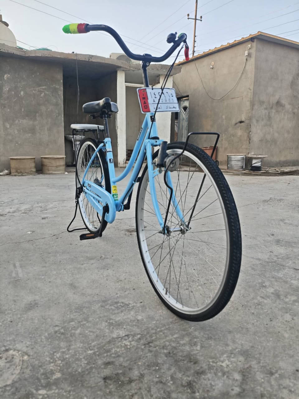 السلام عليكم بايسكل موديل 22 نظيف مكاني بغداد النهروان الرقم ***********
