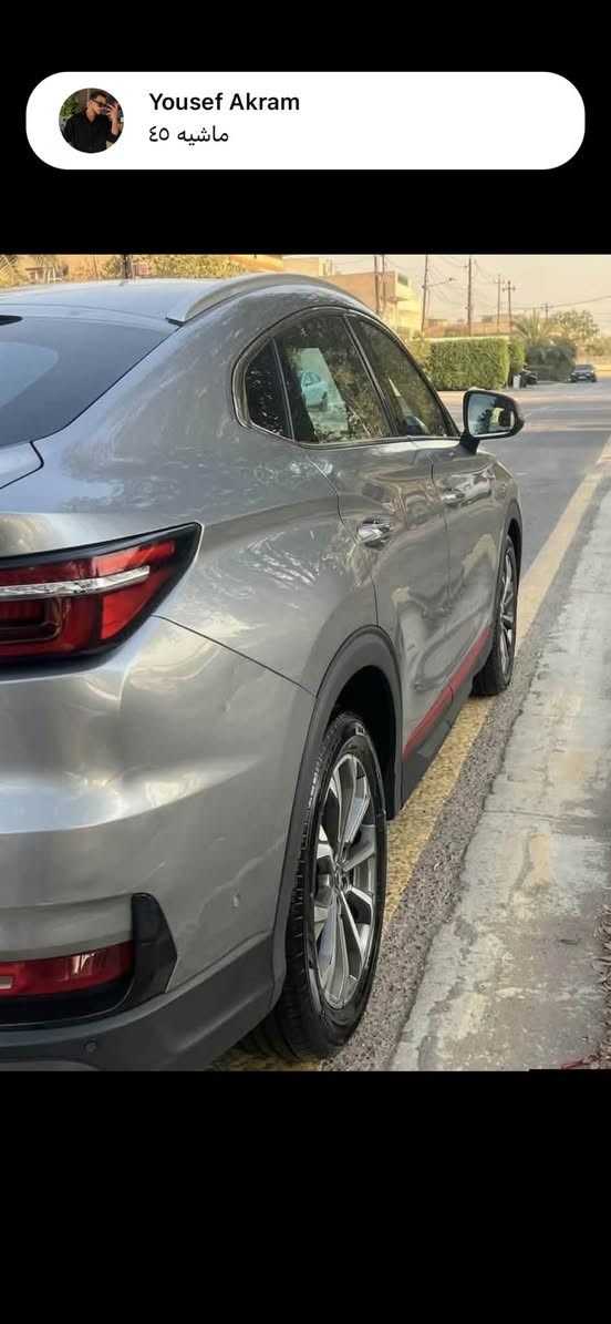 شانجان cs85 موديل 22 مكفوله عدا الي بالصوره ماشيه 46 الف فووول مواصفات
سياره جاهزه وبرمجه علئ البانزين العادي السعر 23 مليون مكانه الشعب ***********

نص مكتوب في الصور:
- Yousef Akram ماشيه ٤٥
- بارد