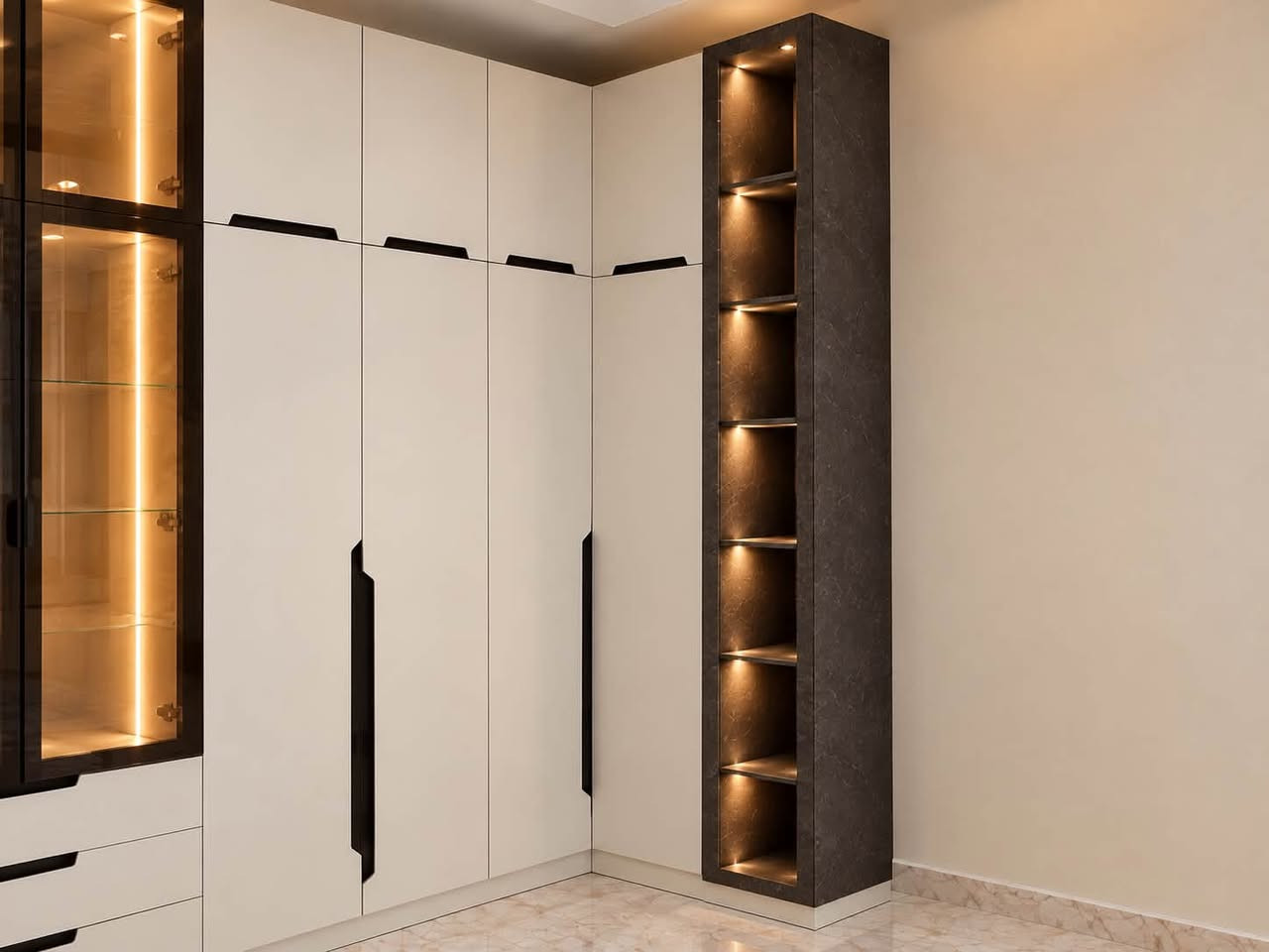 ✨ تصميم خاص وحصري من شركة الزخرف ✨

أحد تصاميمنا الخاصة التي تجمع بين الفخامة، الأناقة، والاستغلال الذكي للمساحة 🤍

🔹 تصميم وتنفيذ حسب الطلب
🔹 أبواب HDF بجودة عالية
🔹 تشطيبات راقية وتفاصيل دقيقة
🔹 إضاءة داخلية تضيف لمسة فخامة
🔹 تنفيذ باهتمام بأدق التفاصيل

شركة الزخرف — نصنع التفاصيل التي تميّز أثاثك.

📍 كربلاء – خلف مستشفى التركي
📞 +964 772 752 5200
