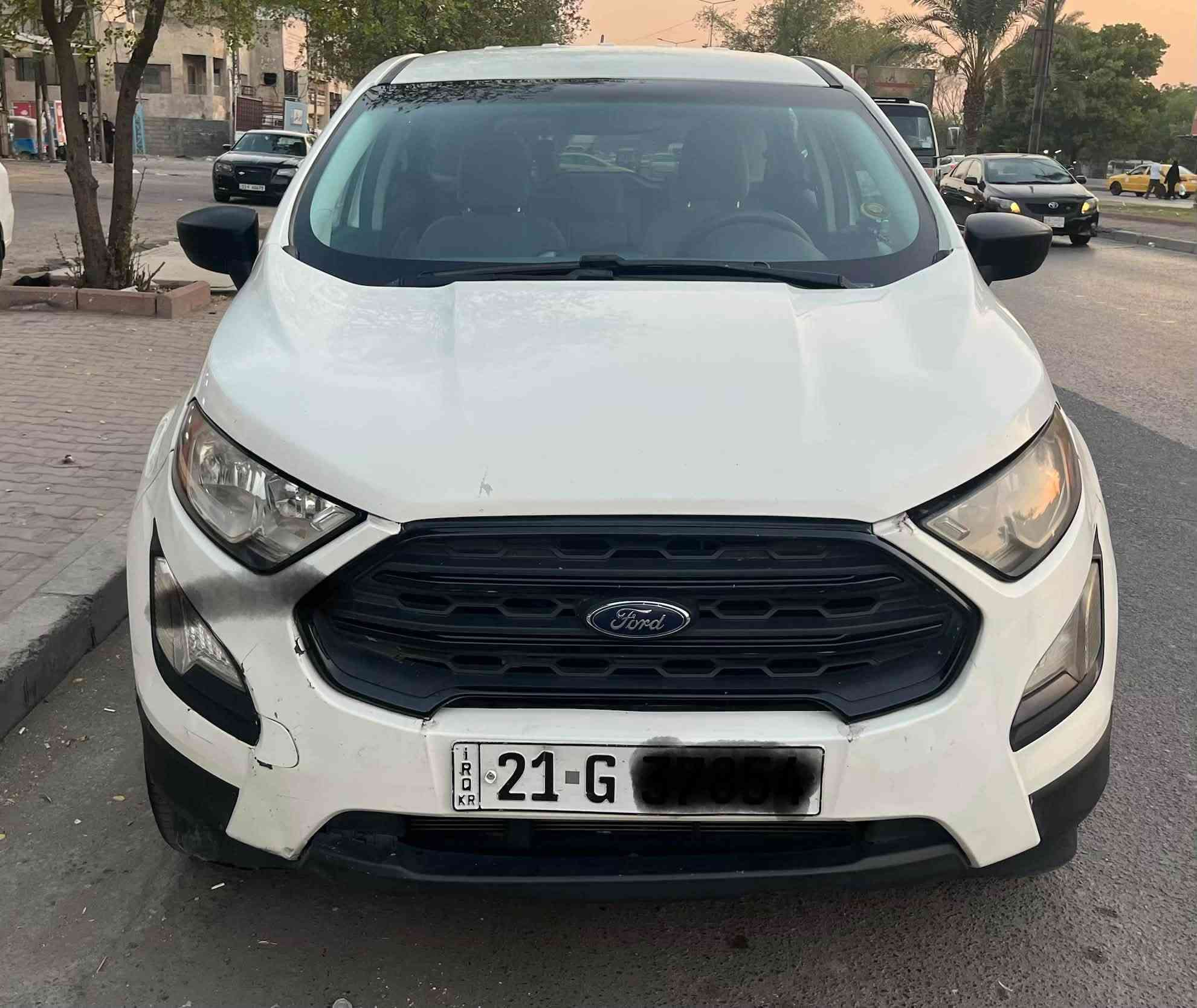 السلام عليكم
فورد ايكو سبورت موديل ٢٠٢١ ماشية ٦٦ الف وقابل للزيادة
محرك ٢٠٠٠  دوش فور ويل عالية شوية اعلة من الصالون 
حادث امامي جاملغ ودعاميه
كامره دوارة حساس خلفي حساس تاير
اطفاء ذاتي عند التوقف وبيه هواي مواصفات 
رقم سليمانية ويل كب الاصلي 
كلش نظيفة السيارة 
مكاني بغداد العامرية 
*********** بي واتس او خاص

