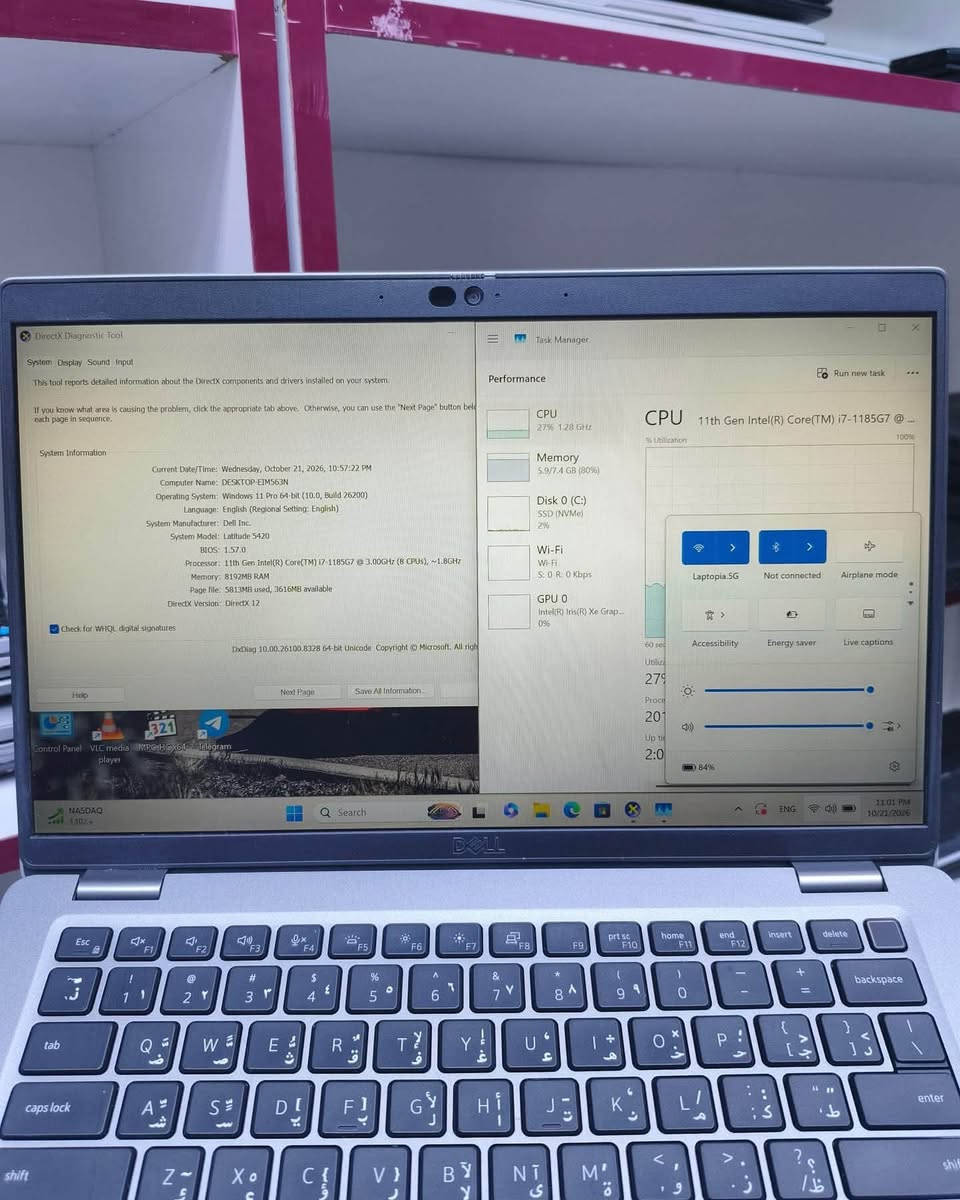 ديل Latitude 5420 • شاشة لمس ١٤ بوصة • كور i7 الجيل ١١
