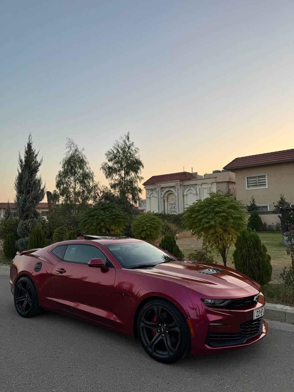 كمارو 2SS 1LE 
موديل/2022
ممشى السيارة 54000km
8سلندر/ مكينه 6200
مواصفات 
فول الفول shock and steel 
رادار امامي 
رادار خلفي 
تشغيل عن بعد 
فجوج بريميو 
داتة شو 
مراية وسطية كامرة live view  
كشنات ريكارو الكنتارا وجلد 
تبريد كشنات حار بارد 
فتحة سقف 
مثبت سرعه 
4انظمه قيادة 
10 نمر گير 
شفتات ستيرن
گير اوتوماتيك 
حادث السيارة چاملغ جهة السايق شبر صبغ
ايرباك فقط ستيرن 
مع اكزوز سستم اصلي واكزوز سستم مزود هدية 
 وايرباك راجع بلادي 
سيارة مناقصها اي شي صور الحادث على الواتس اب على الرقم 
***********
سيارة ستوك ما موجود اي اضافة برمجة 
عليها تغيلف PPF متغير الالوان سويدي ضمان ١٠ سنوات أربيل, العراق
