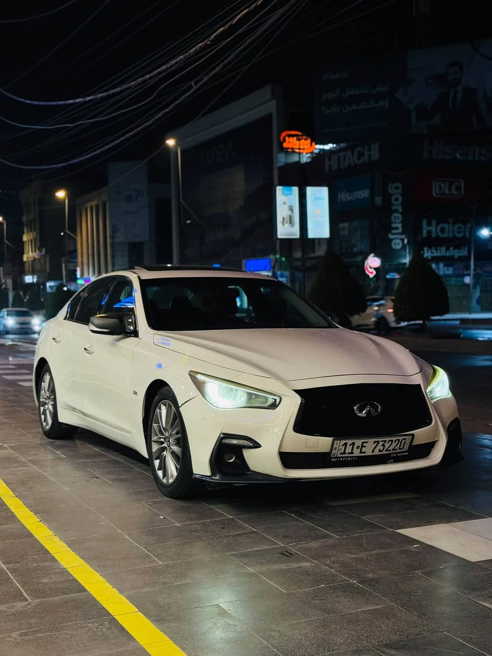 للبيع 🔥🔥
السلام عليكم 
انڤنتي 2018 Q50 
السعر 14,800 وبيها مجال كلش بسيط 
السيارة وارد امريكي 
ماشيه 160 الف 
حادثها (جاملغ خلفي عكس السايق وباب) 
ايرباك برده فقط ورجعته سستم كامل 
المواصفات 🔵
فتحه 
مكينه 3000 تون تيربو 
كشنات جلد 
بصمه
تحكمات كاملة 
كراسي كهرباء 
زينون بلاد 
ومبدل الها دعامية مال red sport 
مرقمة بغداد 🔥
مكانها بغداد المحمودية 🔥
***********
متوفر واتساب
