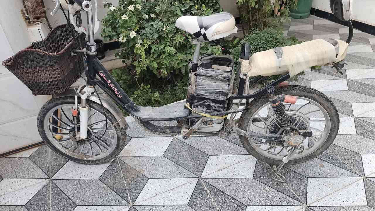 دراجة شحن • بطاريات ضعيفة • فلوجه