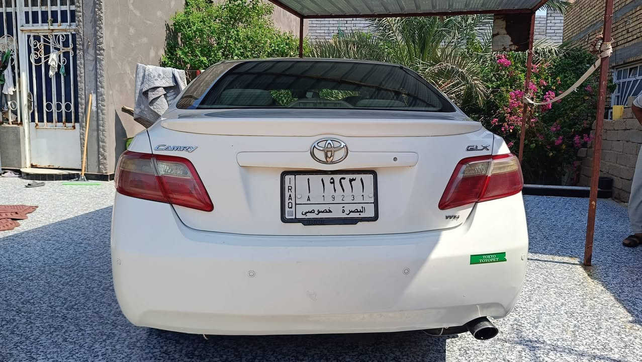 تويوتا كامري 2008 خليجي لمتدد فتحة سقف رقم بصره المداوره بعد البيع مباشر  السعر 110 ورقه قابل للتفاوض او المراوس بسياره عاليه حديقه
 مكفوله من الصبغ ما عدا الجاملغ الامامي الايسر بي بارد وراشي محرك كير  حداده تايرات باتري تبريد لايتات زنون بيها دحجات بسيطه حسب الصور
السياره  سيارته اخوي  وعلى ايده وهو فيتر .. يعني مراح تخسر عليها شي 
العنوان بصره قظاء المدينه
هاتف *********** هذا رقمي‏‪+
وهذا رقم اخي صاحب السياره‏
‪+964 771 084 6386‬‏
متواجد خاص وات ساب
