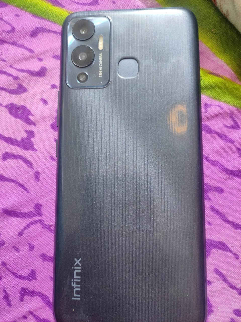 جهاز نضيف للبيع رليدته infinix.  Hot 12 Play رايدته 70ما مبدل شاشه ولا شي

نص مكتوب في الصور:
- XOS Based on Android V10.0.0 الطراز Infinix X6816 اسم الجهاز Infinix HOT 12 Play وحدة المعالجة المركزية Octa-Core Processor إصدار Android 11 الكاميرا الخلفية 13M DUAL Camera الكاميرا الأمامية 8M ROM 128.00 GB RAM 4.00 GB+2.00 GB دمج الذاكرة