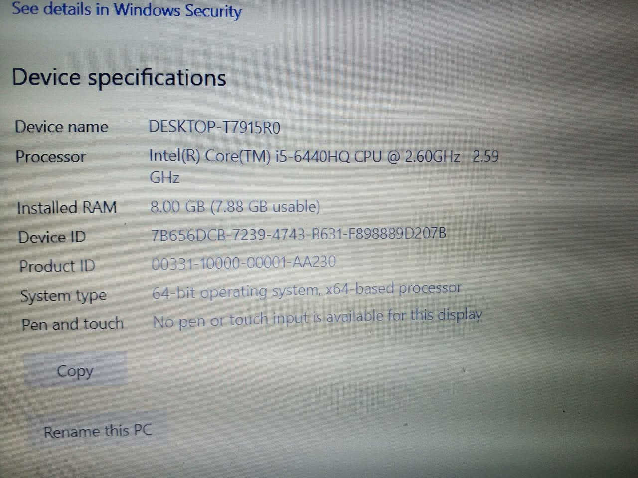 لأب توب زت بووك معالجة HQ كور اي 5 جيل سادس رام 8 هارد عدد 2    128ssd    و 500. Hhd  كارت شاشة خارجي نيفيديا 2 كيكا شاحنة اصلي وبطارية إصلية توب 2ساعتين ونص اتصال *********** بغداد, العراق
