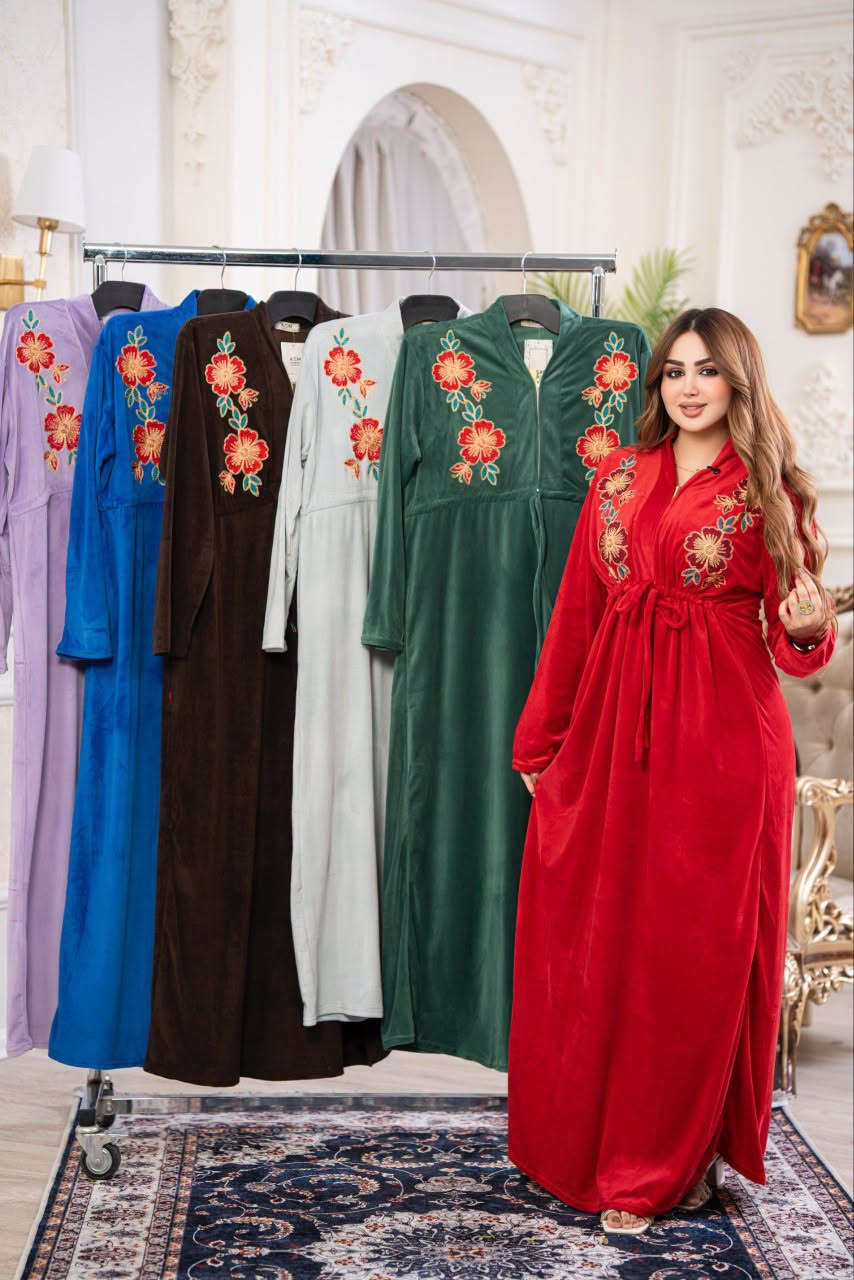 دشداشة نسائي • مخمل سوفت • مقاسات L-3XL