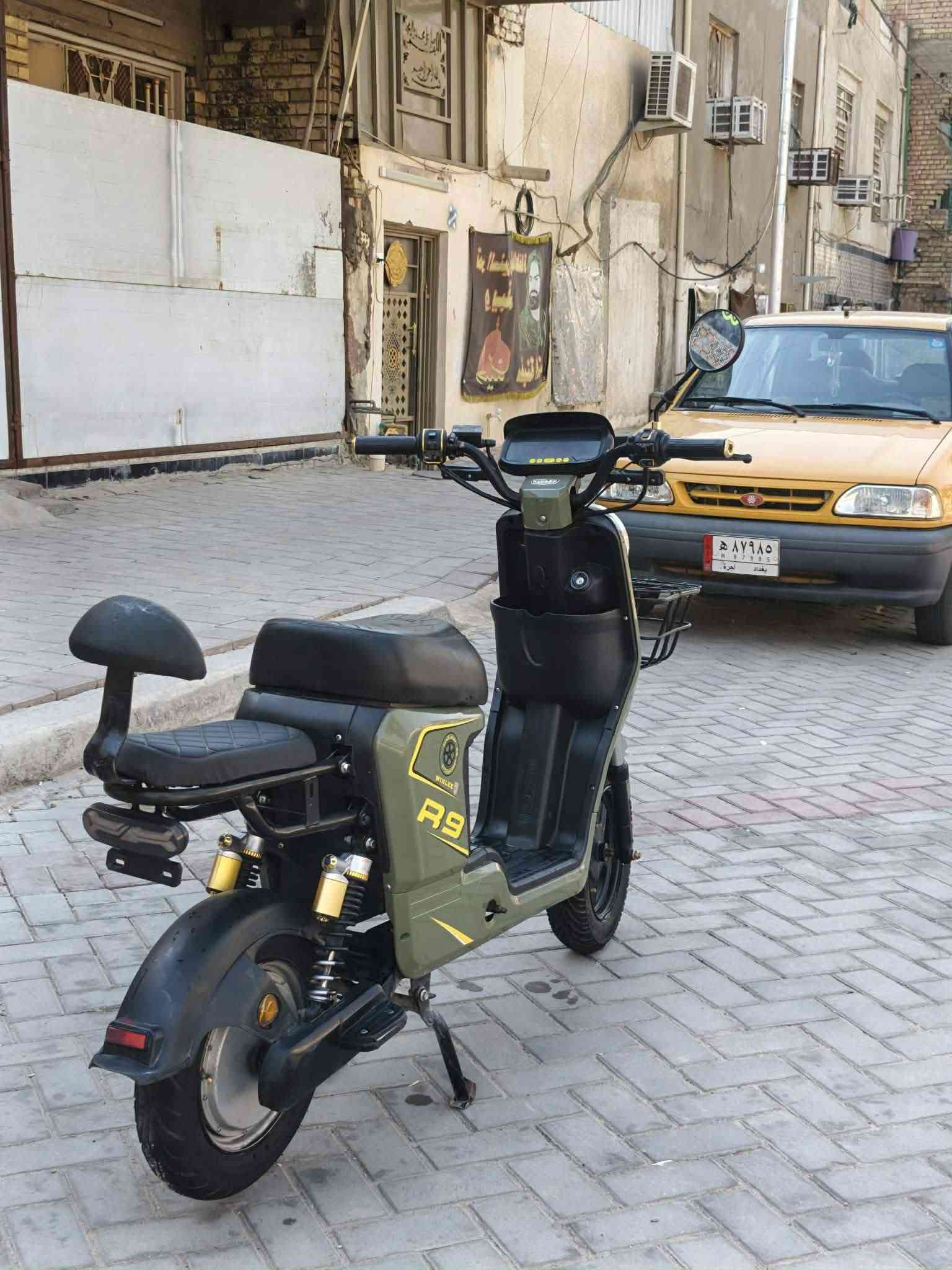 سلام عليكم 🔇
دراجه شحن R9 

دراجه نضيفه وحلوه

5بطاريات ونلي 📍نص عمر🚷

تمشي 40كيلو 

لايتات نوع زنون عالي ناصي 

السعر/300/ قابل للتفاوض 

العنوان 📍 بغداد مدينه الصدر 📍

للاستفسار/***********/
