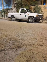 نيسان بيك اب للبيع  1991 حداديه و تخم تايرات جديد  محرك بلادي السعر45 ...
