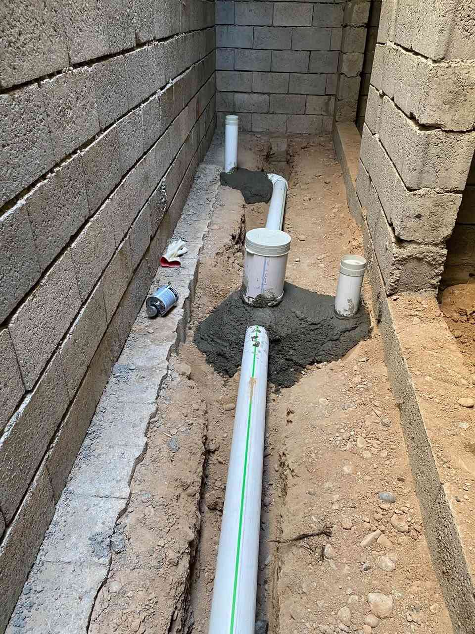 مجارى • تأسيس صحي • حي الاسره كركوك