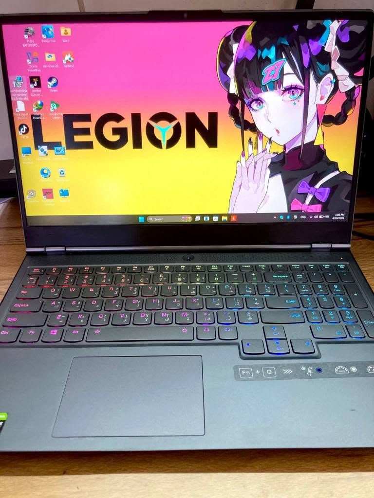 السلام عليكم
لابتوب الكيمنك الاحترافي من لينوفو 
Legion 7i
قطعه واحده فقط بتاريخ اليوم ٩/٧ 

جهاز نضافه ممتازه بدون اي خلل جاهز مجهز كله مضمون

ياتي بمواصفات

شاشه حجم 15 انش بمعدل تحديث 144HZ تغطيه الوان SRGB100 سطح الشاشه matte ممتص للانعكاس 

معالج احترافي من انتل
Core i7-10750H -5.1GHZ BOOSTED
من الجيل العاشر فئه H للاداء الثقيل

كرت الشاشه تحفه من
Nvidia RTX 2070-Super  Max 8G
حجم 8كيكا احترافي

رامات 16GB نوع DRR4 قابل للتطوير 

هارد 512m.2 قابل للاضافه 

نضام تبريد ممتاز بارد جدا تحت اي ضغط

نضام ضوئي على كامل اللابتوب والمنافذ  بإمكانيه تخصيص لون معين لكل زر

صوت ستيريو اكيد محيطي مجسم

بطاريه ساعتان عمل 

اكيد اللابتوب احترافي بكافه الاستخدامات 

ملحقات : الشاحن الاصلي 
السعر ٨٨٠  الف فقط 

بغداد قرب البياع ويوجد توصيل
للتواصل*********** بغداد, العراق
