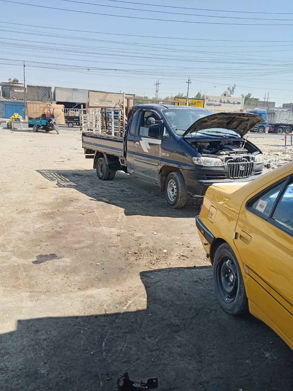 ‏‪سلام عليكم كيا ستاركس حمل البيرو مديل الفين سيارة حلوة وكاملة كبل الشغل مال جناي سيارة نضيفة من كير مكينة حدادية السيارة شوفت عينكم جاهزة العمل سعر59وبيهة مجال لمكان بغداد حي البتول رقم التليفون ***********7
