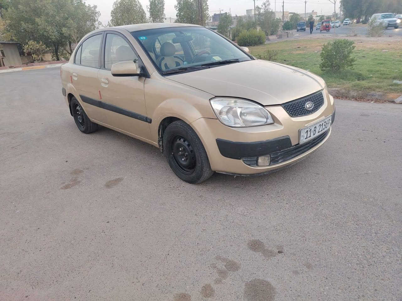 كيا ريو موديل 2007 محرك 1600 تبريد شغال السعر 66مكان بغداد رقم نكليزي بغداد وهزه جديده شرط التحويل اتصال ***********
