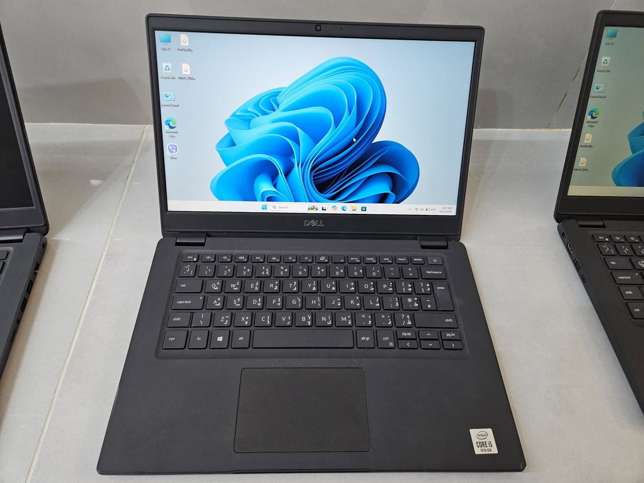 Dell Latitude
Core i5 10th gen
Ram 8 gb
Storage 256 gb
شاشە ١٤، ئەنتیگلەیرە ڕوناکی ناداتەوە بۆ چاو زۆر باشە
لمس نین
زۆر زۆر پاک و خاوێنن پاترییان زۆر باشە
تێبینی: سێ دانە بەردەستە

*********** كالار, السليمانية
