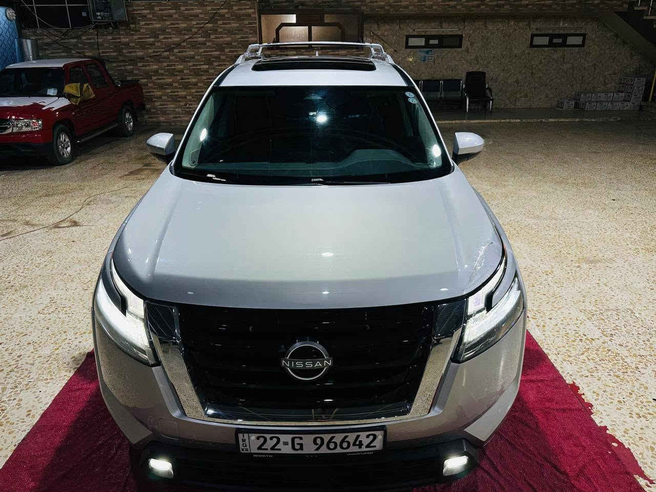 🔊(فرع كركوك) 

📌Nissan Pathfinder 2022 SL📌

♂️عداد المسافة 44000 mile

💵 (السعر/ 24000 $ ) 

♦️ (مرقمة رقم اربيل ) 

♦️المواصفات :

بصمة تشغيل
بصمة ابواب
تشغيل عن بعد (Remote Start)
صندوق شفط كهربائي 
فتحة سقف بانوراما 
رادار امامي (تحديد مسار)
رادار جانبي (نقاط عمياء)
رادار خلفي (تحذير من الاصطدام)
حساسات امامية+ خلفية
سستم سماعات BOSE
اوتو بارك Auto Park
كاميرات 360°
 فور ويل AWD  
كشنات جلد
كشنات ميموري
كشنات تدفئة+ تبريد 
كشنات خلفية تدفئة
كشن خلفي منفصل  
دشبول ديجيتال 
تبريد قطعتين لمس
تحكم وضعيات القيادة...Drive Modes 
شفتات + تحكمات استيرن 
هيتر استيرن
Apple Car Play
Android Auto 
هاند بريك بصمة
اوتو هولد Auto Hold
اوتو ستارت Auto Start
اوتو ستوب Auto Stop 
مانع انزلاق+ABS
شاشة كبيرة لمس+كاميرا
منافذ AUX+USB
وبقية المواصفات المعروفة

♦️(العنوان/كركوك شارع المعارض)

♦️للاتصال/

جنيد
***********
***********
