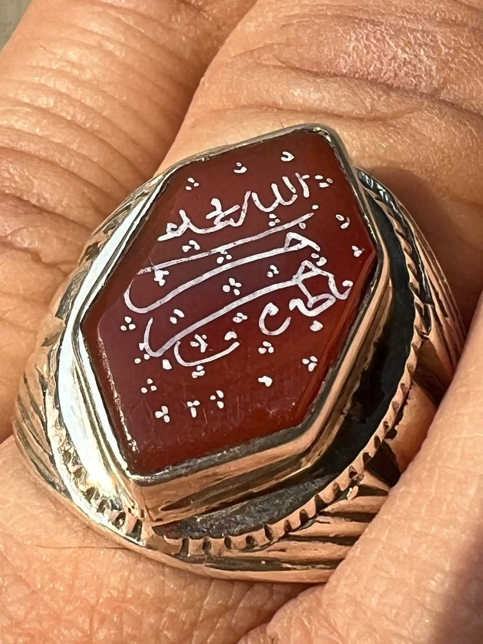 عقيق يماني • صياغة يدويه • الكوت