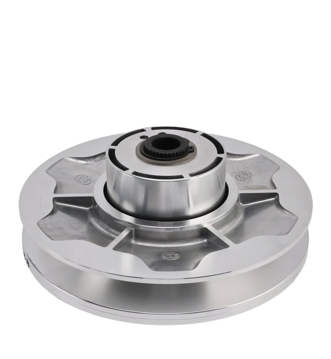 قابض مدفوع ثانوي لنظام نقل الحركة المتغير باستمرار (CVT Secondary Driven Clutch)، ويشبه إلى حد كبير القطع المستخدمة في دراجات الباجي أو الدفع الرباعي (ATV/UTV) مثل مركبات بولاريس أو كازوما. الي تخدمه التواصل ع الرقم ***********
