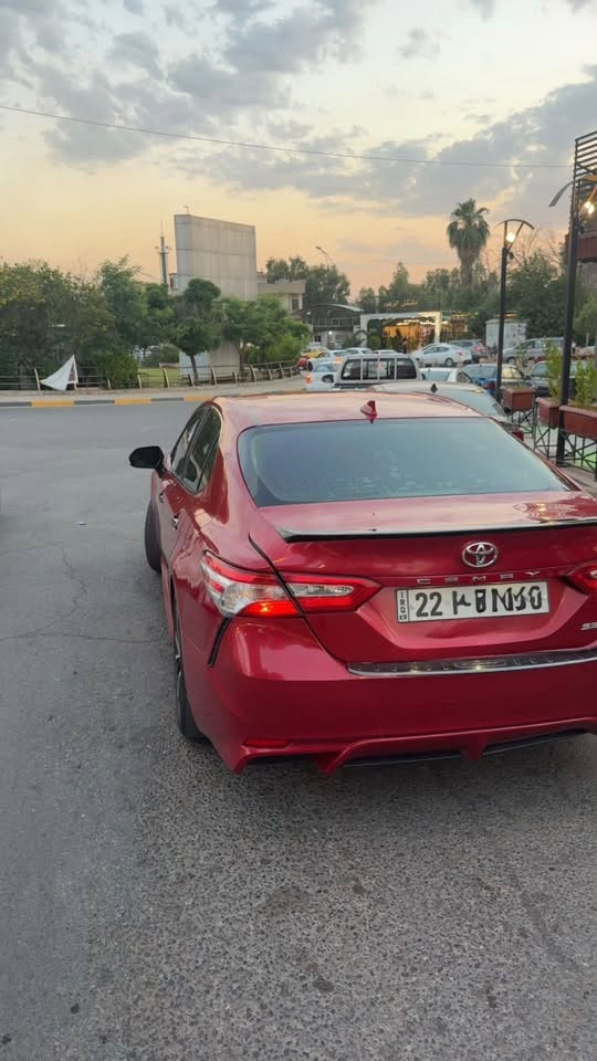 كامري 2019
الصبغ : جاملغين خلفي وصندوق تعديل بارد  ⚠️ 

جاملغ امامي جهة النفر يمي نطخن خفيفة

بدون ايرباك

لوون : ماروني  

بجم كبس

    ( سياره بدون مصرف‏)

حجر صالنصه رادارات بيلادى 

مواصفات :  

محرك 25,000

كشنات كهربائي 

تحكم ستيرن

شفتات الگير

نضام SPORT

‏‎کشنات جلد شركة

‏‎شاشة 📺

‏‎كاميرا 📷

‏‎رادار 🛣

تحديد مسار عدم خروج من الشارع 

ماشية 190 الف 

‏‎لايتات زينون LED

‏‎محرك ٤ اسطوانات (سلندر)

مكان السيارة دهوك+موصل  

‏ *********** +واتساب
