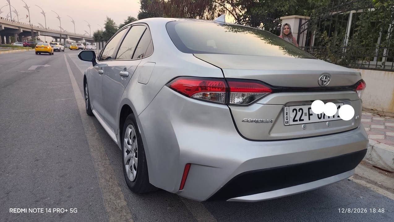 كورلا موديل 2020رقم اربيل محرك 20سنويه لغاية 2031ضررها جاملغ الخلفي فقط باسمي شرط التحويل بيها بطاقه بنزين السعر 137$مبايل ***********
