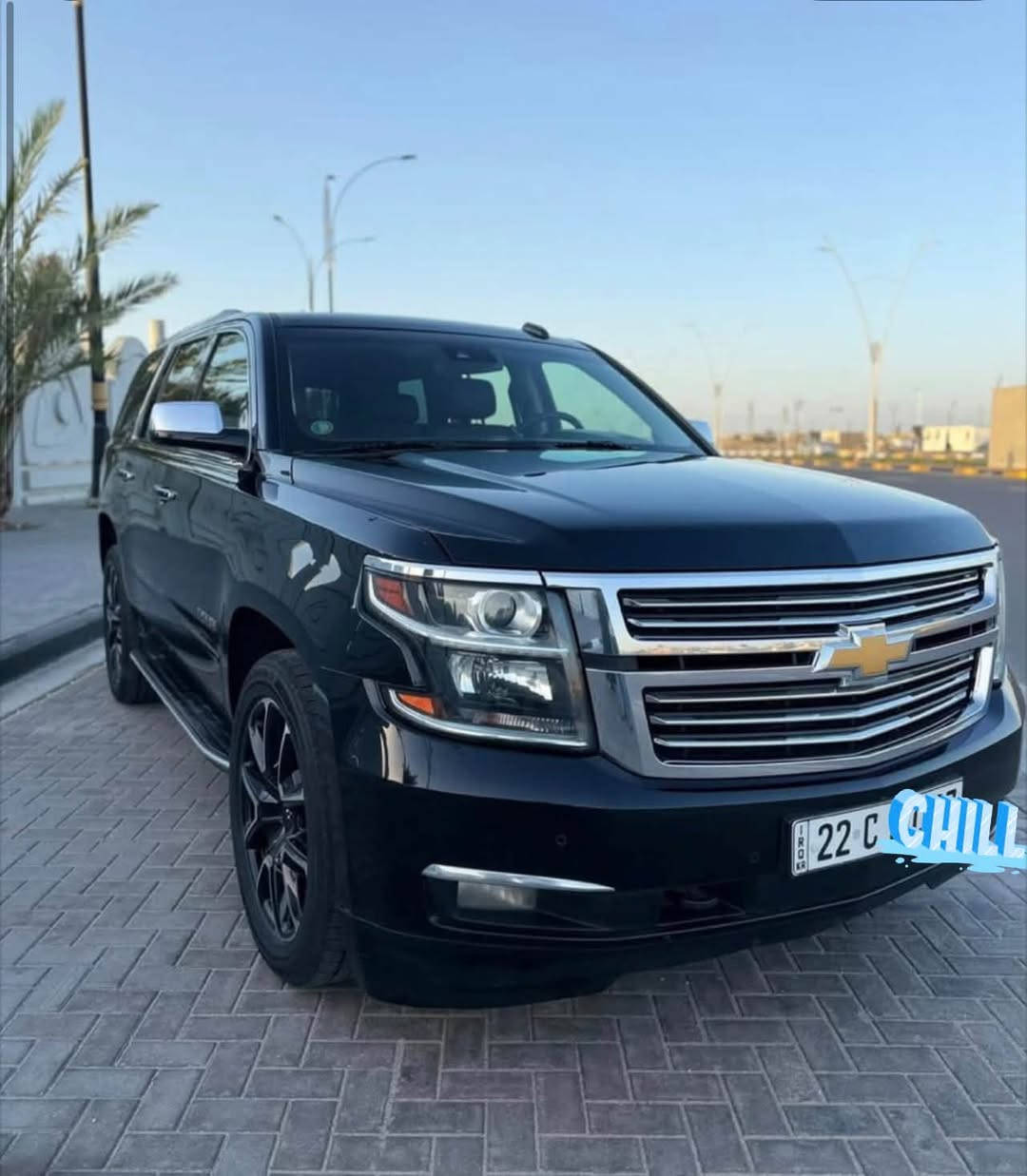 السلام عليكم
تاهو 2015LTZ
 خليجي وكالة المنصور
كفاله عامه حتى الدعاميات
رقم اربيل اتريد تحويل اتريد وكاله حاضر
مكان السياره البصره ***********

نص مكتوب في الصور:
- CHILL