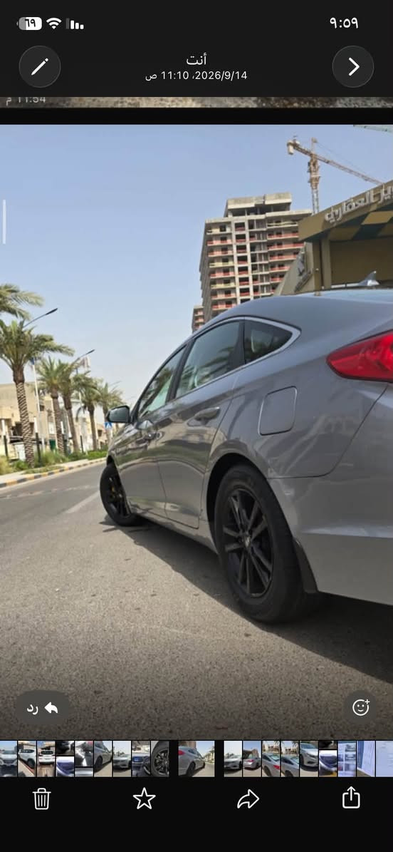 السلام عليكم سوناتا ٢٠١٧
مكينه ٢٤٠٠

وارد امريكي 

حادثهه مرفق وياهه طخه بخشم البنيد فقط 

ايرباك سليم 

رقم بغداد  

سنويه ل ٢٠٣٠

بسمي السياره تحويل ثاني يوم 

السونار مرفق وياهه والامور كلهه واضحه 

وحادث امريكا موجوده وياهه 

السياره جاهزه ع الاخير ماتصرف اي شي عليهه 

وخير من الله 

السعر ١٢٥ مجال بسيط 

للاستفسار ***********

نص مكتوب في الصور:
- أنت 11:10، 2026/9/14 ص رد 54
- ٦٢ ١٠:٤٠ عزيز سوناته 22 صورة ١١:٥٤ م
- أنت
- 2026/9/14، 11:10 ص
- عزيز سوناته
- 22 صورة
- ٦٢ ١٠:٤
- ...
- >
- 11:54 م
