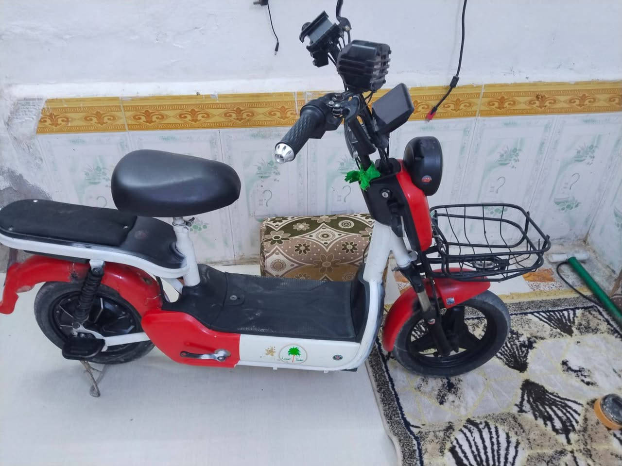 دراجة كهربائية • بطارية جديدة • للبيع
