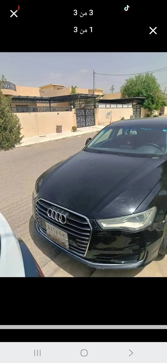 السلام عليكم اودي a6 محرك ٢٠٠٠ تيربو  مكينه جديده  تبريد  ثلج سياره خليجي بيها ٣ قطع صبغ بدون ضربه بيع او مراوس *********** 
سعر ١٠٨ 
رقم اربيل تحويل باسمي السياره بغداد, العراق

