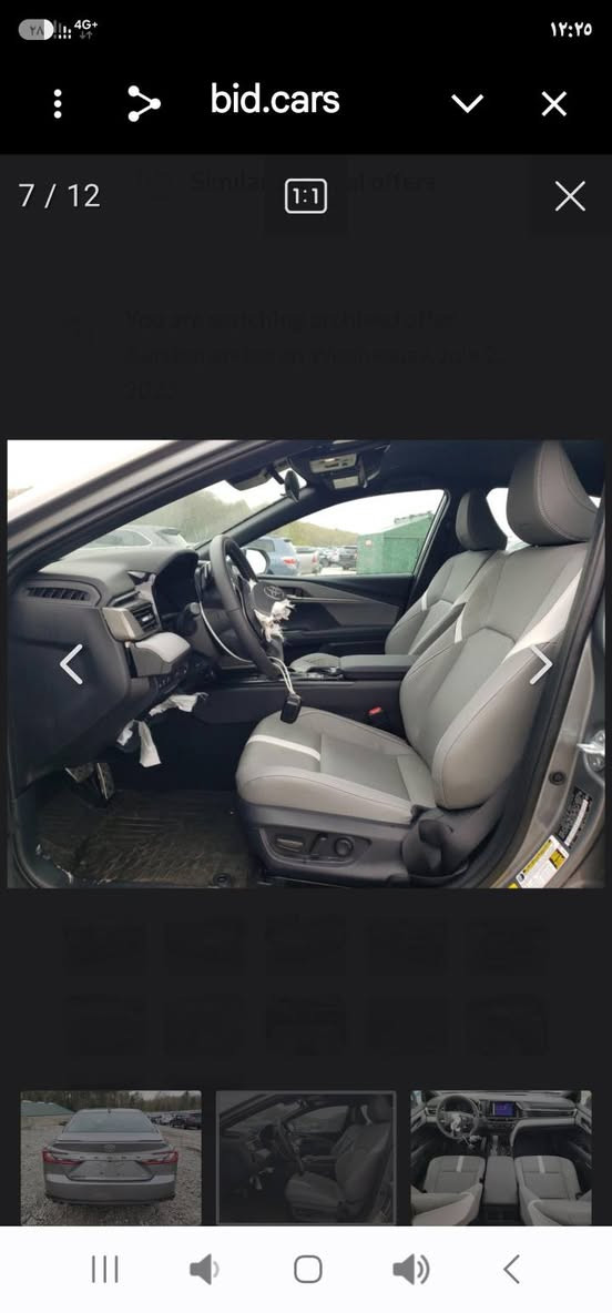 للبيع او مراوس بسيارة اقل 
🚘 Toyota Camry  

هاذ حادثهة +بل العراق نطخت الباب سايق وشديت اصلية نفس الون مطابق ١٠٠ بل ١٠٠ 

• فول مواصفات عدا فتحة سقف  

• رادارات أمامية وجوانب  

• مثبت سرعة ذكي  

• كشنات جلد  

• شاشة وكامرة  

• الأرضية مدموشة  جلد درجة اولا

السيارة استعمال مرتب ومواصفاتها حلوة 🔥  

السعر مناسب 205 والبيع جاد  

📞 اتصال / واتساب: ***********
