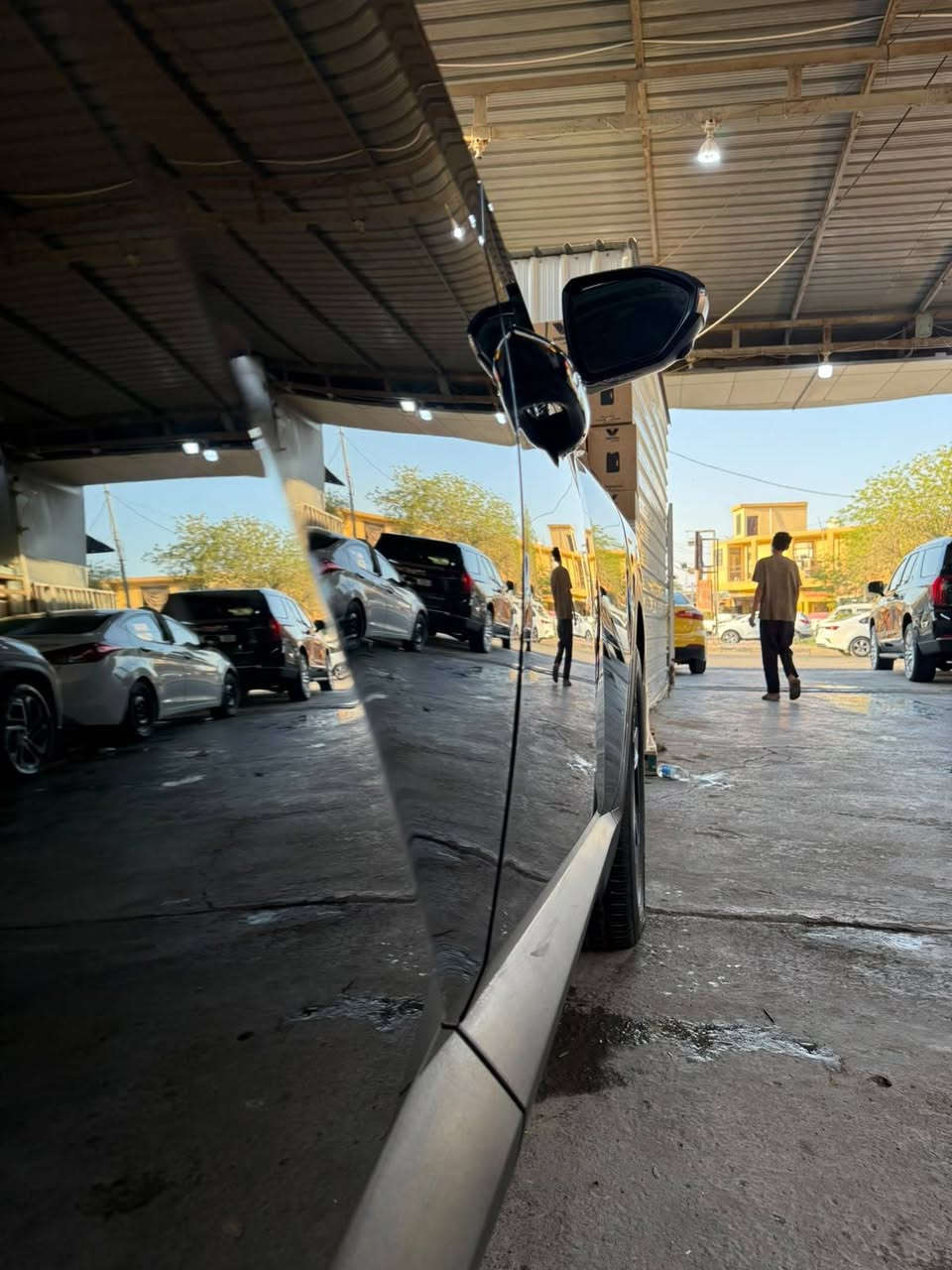تم عمل بولش على #Hyunda_Tucson✅
اضافة طبقة حمايه وضمان بالعمل سنه 🫆
#واسط_العزيزية_شارع_الجديد 📍
محطـة غسل الجوادين 
📞:***********
ستار علي
