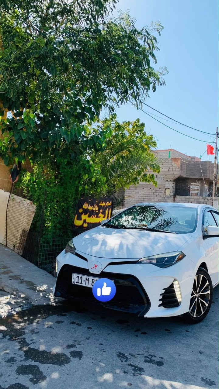 سلام عليكم لبيع كورلا 2017 اس اي رقم بغداد
 دولي سيارة بدون صبغ بدون ارباك بدون تبديل 
حادثها امريكا دعاميه اماميه ولبنيد معير تعيار 
سيارة ماشيه 123 ميل حقيقي محرك كير بل 
شرط كفاله عامة.  سيارة حلوة ومال جناي وبل 
عافيه ع ياخذها. مواصفات اس اي ومعروفه.. 
مواصفاتها تحكم استيرن اشاير بل مري كشنات 
جلد رادار حجر بيئة ابلادي..  تحديد مسار مثبت
سرعة تخم تاير جديد زوج شادة جديد وزوج نظيفات
باتري جديد..  دهن الكير قبل شهر ادامه كامله.. 
بيهة بارد بل جهة ليمنه حك شبر بل جملغ... 
مكانها ديالى.. الاتصال ***********
‏‪***********‬‏..
