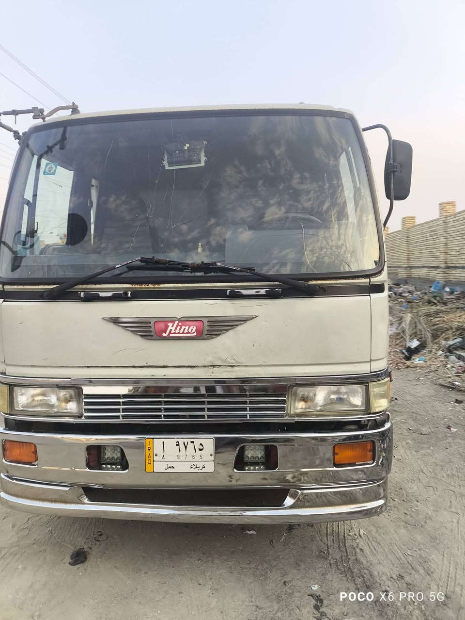 هينو طيره سبعين عادي طول سته اله عشره موديل 94 تخم تاير جاهزه للعمل بريك حداديه  سبرنك هوائي مال شيطان مكينه ستندر 
باسمي تحويل ثاني يوم مشروع وطني رقم كربلاء سنويه لل28
الشراي يتصل ***********
